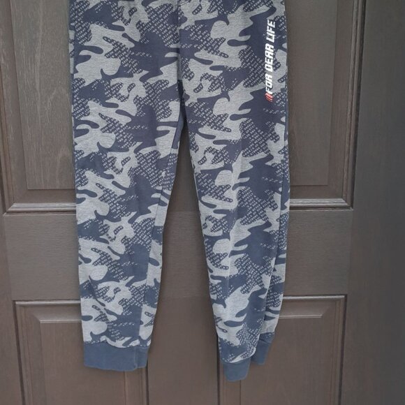 Navy Orange Defacto Camouflage Joggers Sweatpants Cotton Boys Size 9 -10 Years - Picture 2 of 5